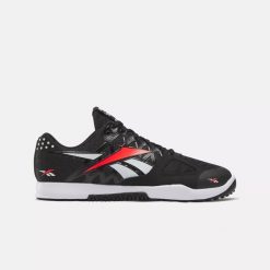 Sneakersy męskie Reebok Nano 2.0 buty sportowe treningowe czarne (100208514). Czarne buty sportowe casual Reebok, bez wzorów, na fitness i siłownię. Za 429.00 zł.
