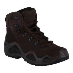 Buty trekkingowe męskie Lowa Z-6s Gtx C. Brązowe buty trekkingowe Lowa, bez wzorów, z materiału, za kostkę, bez zapięcia. Za 984.00 zł.