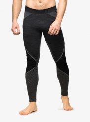 Legginsy termoaktywne męskie La Sportiva Wool70 Tech Pants. Szare bielizna termoaktywna La Sportiva, na zimę, m, bez wzorów, ze skóry, bez ramiączek, narciarskie. Za 378.39 zł.