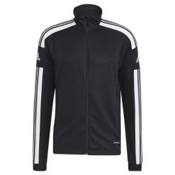 Bluza treningowa męska adidas Squadra 21 Training. Białe kurtki treningowe Adidas, m, bez wzorów, z poliesteru, bez kaptura, do piłki nożnej. Za 126.20 zł.
