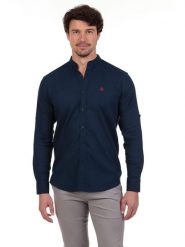 The Time of Bocha Koszula - Regular fit - w kolorze granatowym rozmiar: L. Niebieskie koszule The Time of Bocha, l, bez wzorów, bez kołnierzyka, bez ramiączek. Za 173.99 zł.