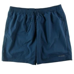 Second life - Spodenki męskie Columbia - Jak nowy. Niebieskie krótkie spodenki sportowe Columbia, l, bez wzorów. Za 85.16 zł.