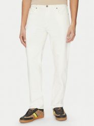 Guess Jeans Jeansy M5GA1B D5OC1 Kremowy Straight Fit. Białe jeansy Guess Jeans, m. Za 190.99 zł.