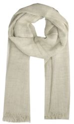 Lekki Wiosenno-Jesienny, Przejściowy Szalik - ALTIES - Jasny Beż. Szaliki Alties, bez wzorów, z materiału. Za 59.00 zł.