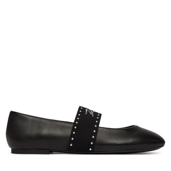 Baleriny KARL LAGERFELD. Czarne torby na ramię KARL LAGERFELD, bez wzorów, bez dodatków. Za 436.99 zł.
