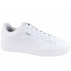 Buty do chodzenia męskie Puma Rickie Classic. Białe buty sportowe casual Puma, bez wzorów, z materiału, bez zapięcia. Za 312.00 zł.