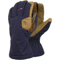 Rękawiczki wodoodporne Mountain Equipment Guide Glove. Niebieskie rękawiczki MOUNTAIN EQUIPMENT, na zimę, bez wzorów, z materiału. Za 395.95 zł.