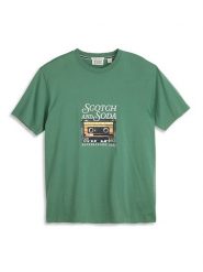 Scotch & Soda Koszulka w kolorze zielonym rozmiar: M. Zielone bezrękawniki Scotch & Soda, m, bez wzorów, bez kołnierzyka, bez ramiączek. Za 97.28 zł.