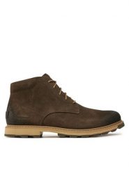 Sorel Trzewiki Madson II Chukka Men's Waterproof 1915011245 Brązowy. Brązowe botki sznurowane Sorel, bez wzorów, ze skóry, bez obcasa, bez zapięcia. Za 859.99 zł.
