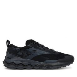 Buty do biegania Mizuno. Czarne buty do biegania Mizuno, bez wzorów, bez zapięcia, do biegania, mizuno wave. Za 469.99 zł.