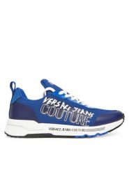 Versace Jeans Couture Sneakersy 78YA3SA9 Niebieski. Niebieskie buty sportowe casual Versace Jeans Couture, bez wzorów, z jeansu, bez zapięcia. Za 849.99 zł.
