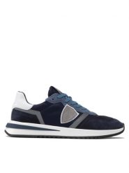 Philippe Model Sneakersy Tropez 2.1 TYLU W019 Granatowy. Niebieskie buty sportowe casual Philippe Model, bez wzorów, ze skóry, bez zapięcia. Za 699.99 zł.