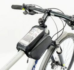 Torba rowerowa na ramę SOHO PRINCE. Czarne torby na ramię SOHO, bez wzorów, z materiału, na ramię, bez dodatków. Za 68.00 zł.