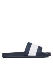 Tommy Hilfiger Klapki Core Hilfiger Flag Pool Slide FM0FM05798 Niebieski. Niebieskie klapki Tommy Hilfiger, ze skóry. Za 189.99 zł.