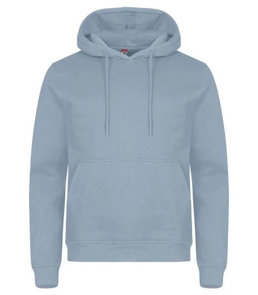 Clique Bluza z kapturem Miami z bawełny i poliestru z recyklingu – Soft Blue. Niebieskie bluzy z kapturem CLIQUE, l, bez wzorów, z bawełny, z kapturem. Za 166.63 zł.