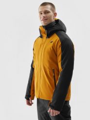 4F Kurtka narciarska membrana 8000 męska - brązowa 3XL. Brązowe kurtki narciarskie i snowboardowe 4F, m, bez wzorów, z meshu, narciarskie. W wyprzedaży za 199.99 zł.