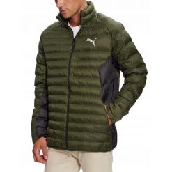 Męska kurtka pikowana Puma Packlite Primaloft zielona. Zielone kurtki Puma, m, bez wzorów, z puchu, bez kaptura. Za 259.00 zł.