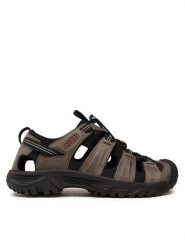 Keen Sandały Targhee III Sandal 1022428 Szary. Szare sandały Keen, z nubiku, bez zapięcia. Za 369.99 zł.