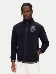 La Martina Bluza Athos MAF001 FP581 Granatowy Regular Fit. Niebieskie bluzy La Martina, l, bez wzorów, z bawełny, bez kaptura. Za 609.99 zł.