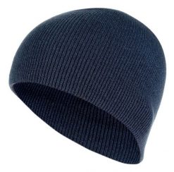 Klasyczna Jesienno-Zimowa Męska Czapka, Kolor Jeans, Niebieska, Zwykła. Niebieskie czapki zimowe Pako Jeans, bez wzorów, z jeansu. Za 25.00 zł.