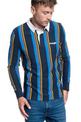 WRANGLER LS RUGBY POLO NAVY W7E5GB114 112131783. Niebieskie koszulki polo Wrangler, m, bez wzorów, bez kołnierzyka, bez ramiączek. Za 99.99 zł.