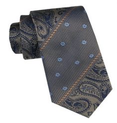 Elegancki i Modny Krawat Jedwabny - Alties - Odcienie Beżów, Mix Wzorów. Krawaty i muchy Alties, bez wzorów, z jedwabiu. Za 115.00 zł.