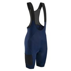 Szorty rowerowe z szelkami, ergonomiczny wkład HD Gist Discover. Niebieskie spodenki rowerowe GIST, m, bez wzorów, z elastanu, rowerowe. Za 399.00 zł.