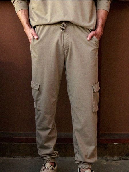 Spodnie jogger cargo - Inny. Joggery i bojówki Sinsay, l, bez wzorów. Za 59.99 zł.