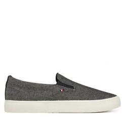 Tenisówki Tommy Hilfiger. Szare trampki Tommy Hilfiger, m, bez wzorów, bez zapięcia. Za 239.99 zł.