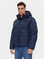Calvin Klein Kurtka zimowa K10K110329 Granatowy Regular Fit. Niebieskie kurtki CALVIN KLEIN, na zimę, l, bez wzorów, z syntetyku, bez kaptura. Za 719.99 zł.