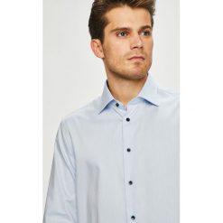 Tommy Hilfiger Tailored - Koszula. Niebieskie koszule Tommy Hilfiger Tailored, bez wzorów, z bawełny, bez kołnierzyka, bez ramiączek. W wyprzedaży za 229.90 zł.