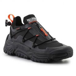 Buty do chodzenia męskie Palladium Off-grid. Czarne buty sportowe casual Palladium, bez wzorów, z materiału, bez zapięcia. Za 879.00 zł.