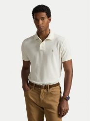 Polo Ralph Lauren Polo 710680784372 Écru Custom Slim Fit. Koszulki polo Polo Ralph Lauren, m, bez wzorów, z bawełny, bez kołnierzyka, bez ramiączek. Za 599.99 zł.