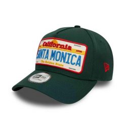 Czapka z daszkiem New Era License Plate Eframe. Zielone czapki z daszkiem New Era, na zimę, bez wzorów. Za 139.99 zł.