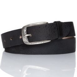MUSTANG PASEK SKÓRZANY 35mm SOPO-MUS125. Czarne paski Mustang, bez wzorów, klasyczne. W wyprzedaży za 39.99 zł.