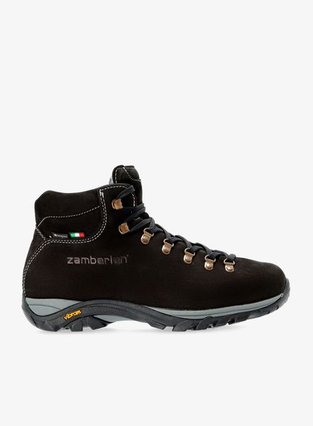 Buty turystyczne męskie Zamberlan New Trail Lite Evo GTX. Czarne buty turystyczne Zamberlan, bez wzorów, z gore-texu, bez zapięcia, trekkingowe, gore-tex. Za 1,097.25 zł.