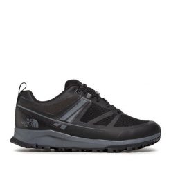 Trekkingi The North Face. Czarne buty trekkingowe The North Face, bez wzorów, bez zapięcia. Za 289.99 zł.