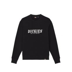 Męski polar Dickies Script Black. Czarne bluzy z polaru Dickies, m, bez wzorów, z bawełny, bez kaptura. W wyprzedaży za 281.10 zł.