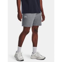 Spodenki męskie Under Armour Icon Fleece Pitch. Szare szorty Under Armour, m, bez wzorów, sportowe. Za 199.99 zł.