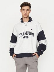 Champion Bluza 220435 Szary Regular Fit. Szare bluzy Champion, m, bez wzorów, z bawełny, bez kaptura. Za 179.99 zł.
