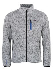 Peak Mountain Kurtka polarowa "Cemo" w kolorze szarym rozmiar: 3XL. Szare kurtki Peak Mountain, xl, bez wzorów, z polaru, bez kaptura. Za 173.99 zł.