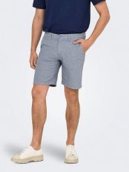 ONLY & SONS Szorty chino "Onsmark" w kolorze szarym rozmiar: S. Szare eleganckie spodnie Only & Sons, s, bez wzorów. Za 91.77 zł.