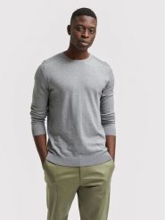 Selected Homme Sweter Berg 16074682 Szary Regular Fit. Szare swetry rozpinane Selected Homme, m, bez wzorów, z bawełny, bez kołnierzyka, bez ramiączek. Za 109.99 zł.
