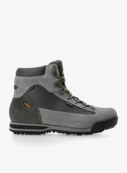 Buty GORE TEX męskie AKU Slope GTX. Szare buty turystyczne Aku, bez wzorów, z gore-texu, przed kolano, bez zapięcia, trekkingowe, gore-tex. Za 725.99 zł.