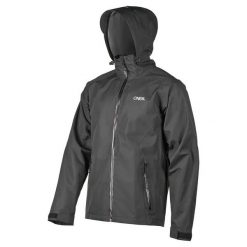 Kurtka mtb rowerowa O'neal Tsunami Rain Jacket. Czarne kurtki O'NEAL, m, bez wzorów, z materiału, z kapturem. Za 619.00 zł.