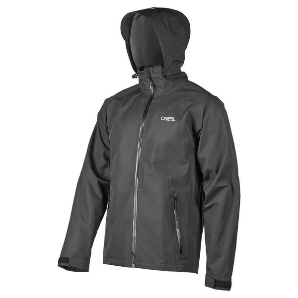 Kurtka mtb rowerowa O'neal Tsunami Rain Jacket. Czarne kurtki O'NEAL, m, bez wzorów, z materiału, z kapturem. Za 619.00 zł.