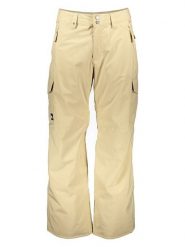 Quicksilver Spodnie narciarskie "Porter" w kolorze beżowym rozmiar: M. Brązowe spodnie narciarskie i snowboardowe QUICKSILVER, m, bez wzorów, narciarskie. Za 347.99 zł.