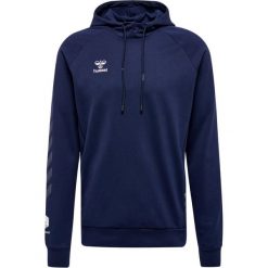 Bawełniana bluza z kapturem Hummel Move Grid. Niebieskie bluzy z kapturem Hummel, l, bez wzorów, z bawełny, z kapturem. Za 176.00 zł.