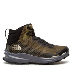 Trekkingi The North Face. Zielone botki sznurowane The North Face, bez wzorów, bez obcasa, bez zapięcia. Za 509.99 zł.