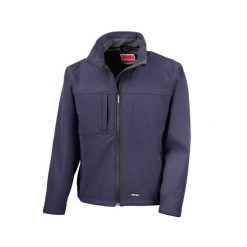 Męska Oddychająca Kurtka Typu Softshell. Niebieskie kurtki RESULT, l, bez wzorów, z softshellu, bez kaptura. Za 204.99 zł.